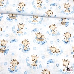 Niebieskie żyrafki wz204