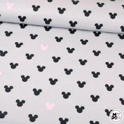 Czarne i różowe główki miki...