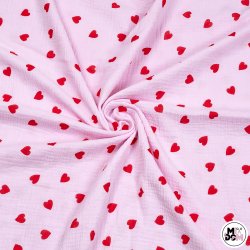 Muślin serduszka 2cm na...