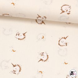 Śpiące jednorożce kremowe...