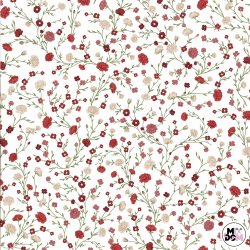 Kwieciste gałązki bordowe...