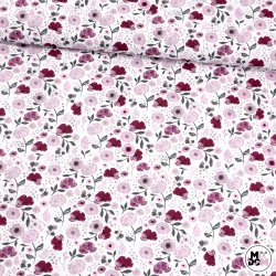 Bratki bordowe kwiaty wz1964