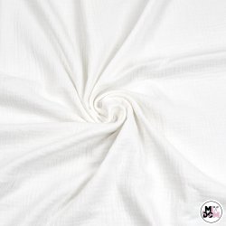 Muślin off white złamana...