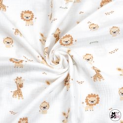 Muślin zoo żyrafa lew...