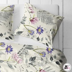 Kwiaty szer 220cm i liscie...