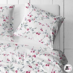 Powój bordowy kwiaty wz2555