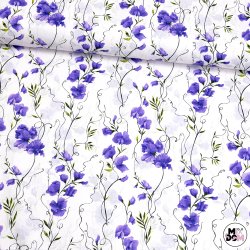 Kwiaty szer 220cm fioletowe...