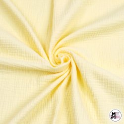 Muślin Żółty bawełniany...