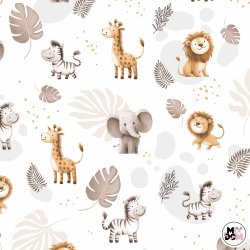 Wesołe safari żyrafa lew...